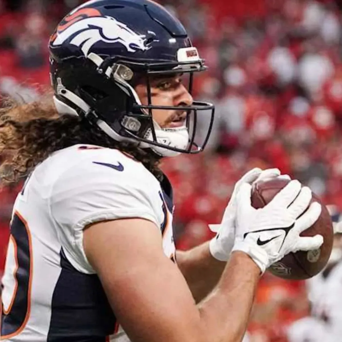 Broncos TE Greg Dulcich 'Working His Tail Off' Despite Demotion