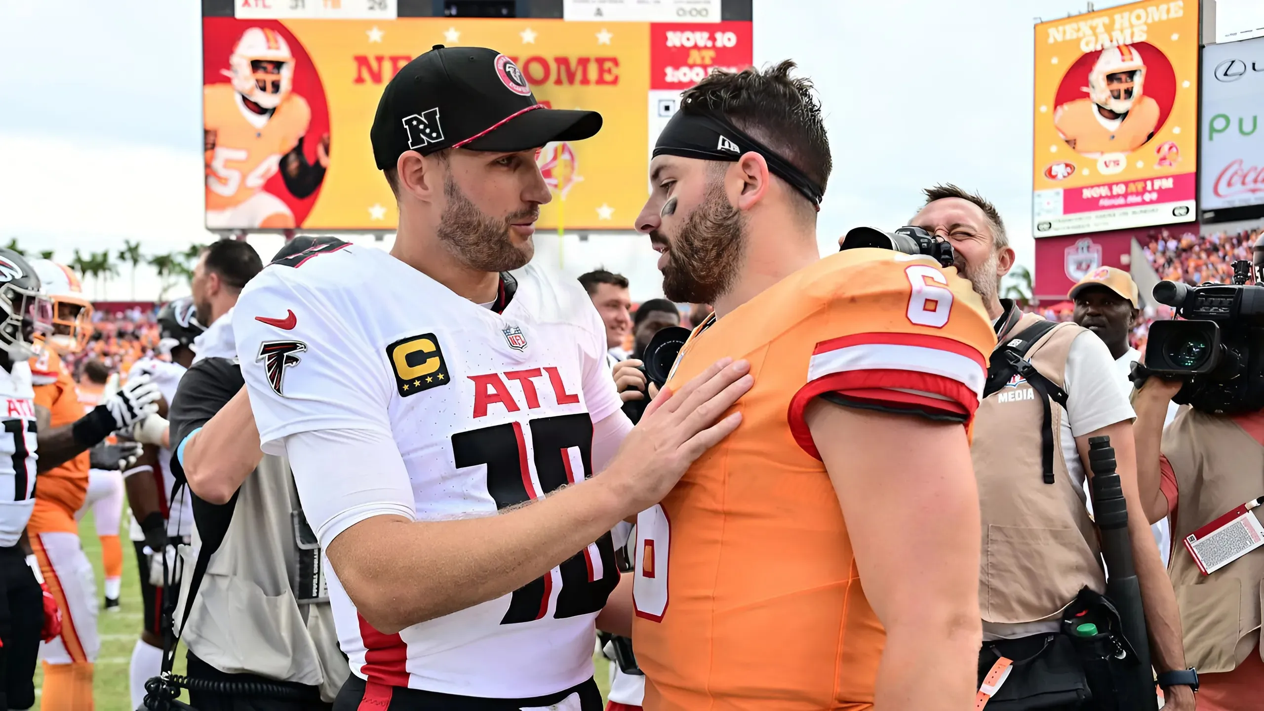 Cousins passes for 276 yards and 4 touchdowns as the Atlanta Falcons defeat the Tampa Bay Buccaneers 31-26