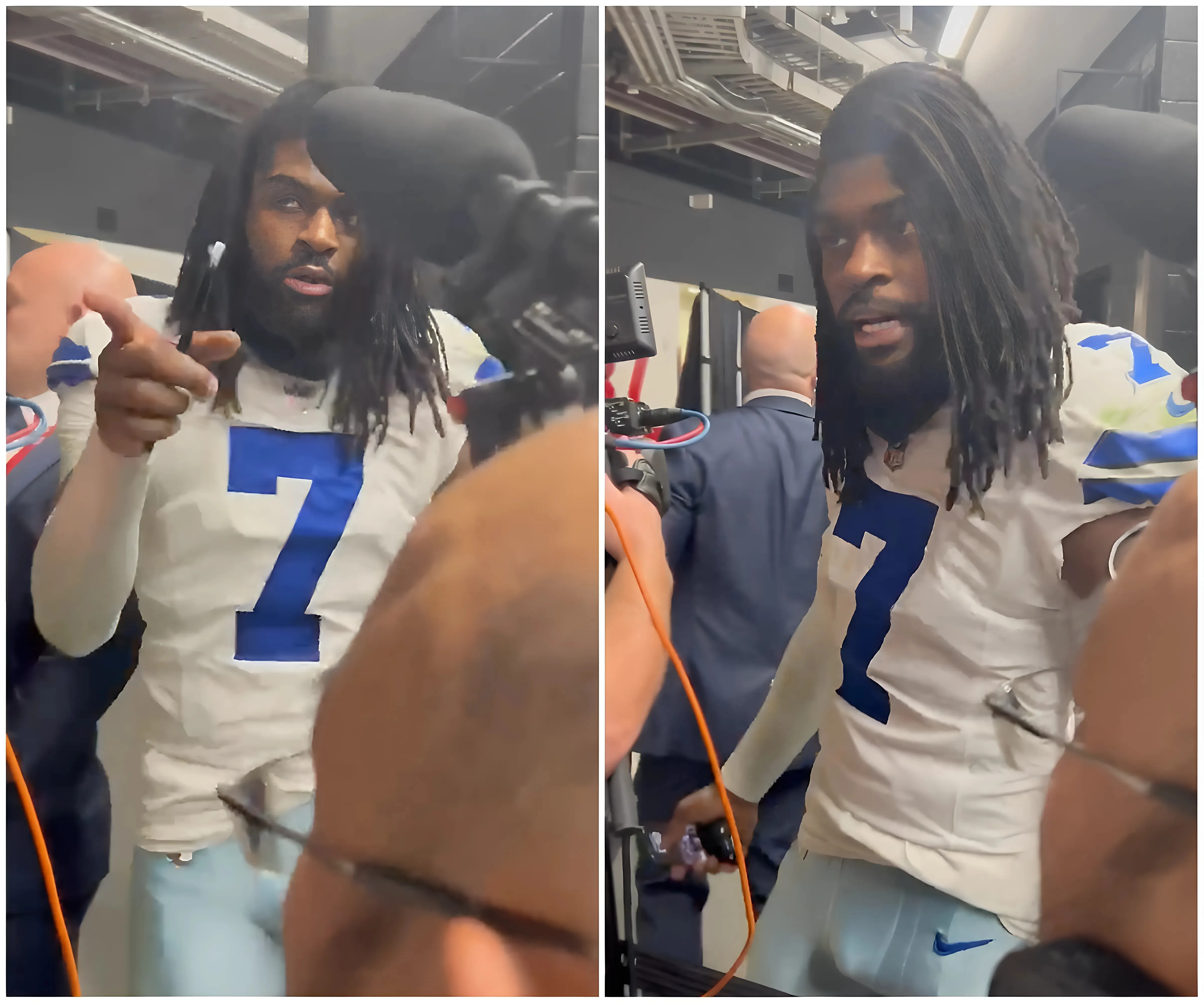 Cowboys’ Trevon Diggs screams at reporter in heated scene after loss to 49ers