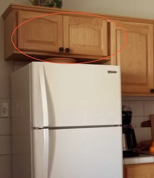 How to Use Those ‘Useless’ Cupboards Above the Fridge