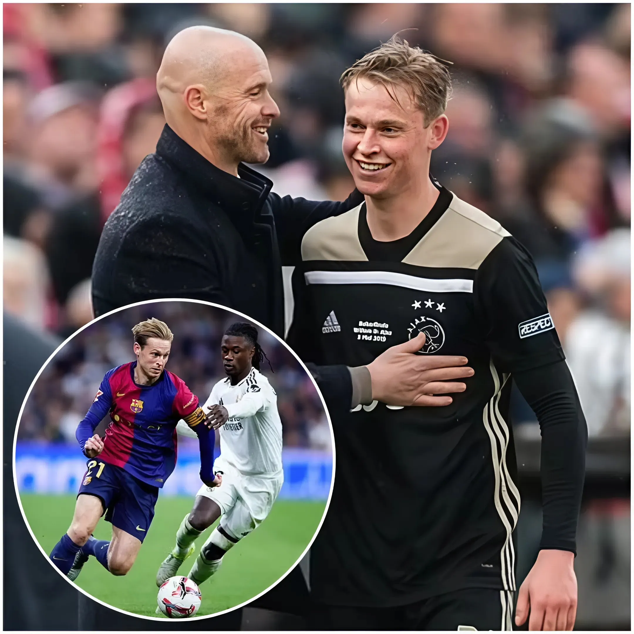 Revelado: 'Hasta dónde llegó el Manchester United para convencer a la estrella del Barcelona Frenkie de Jong de unirse al club', solo para ser ignorado por el principal objetivo de Erik ten Hag