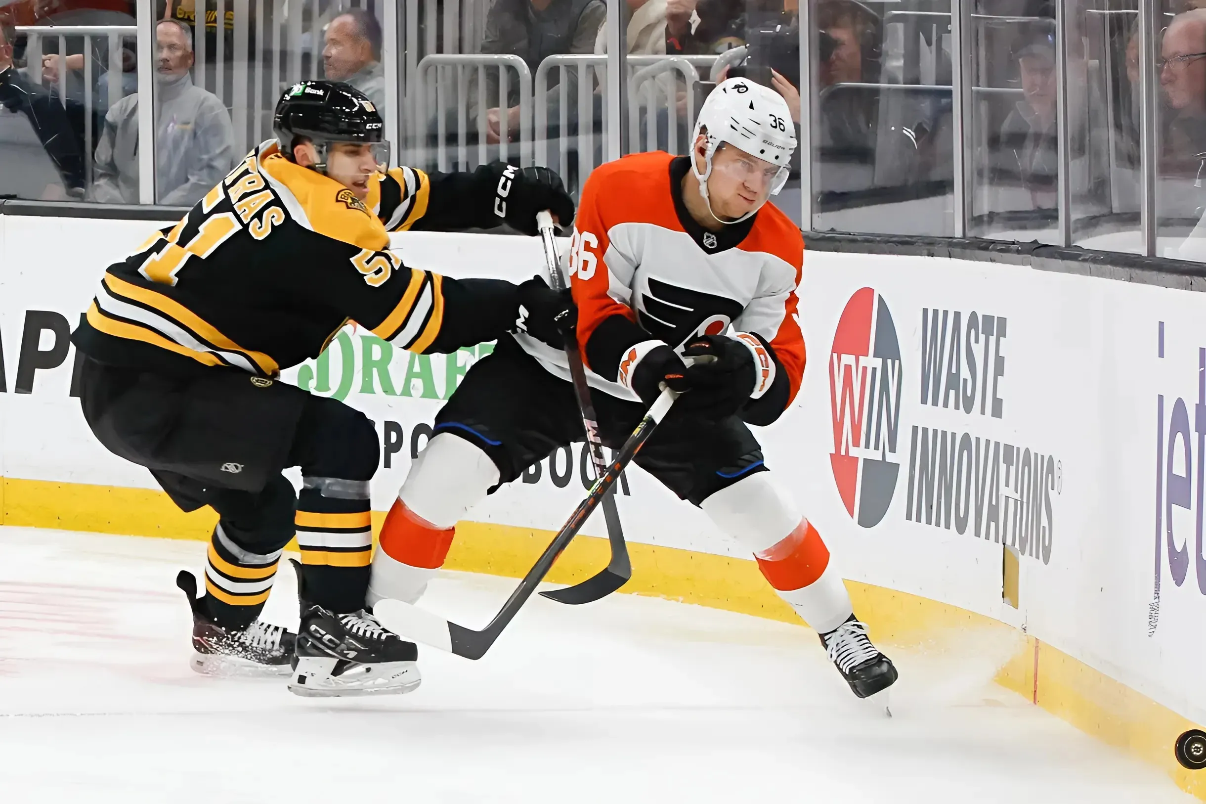 Recap: Bruins fall 2-0 to Flyers