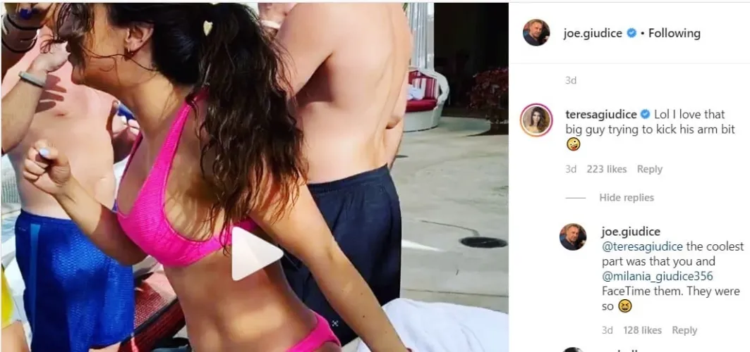 RHONJ Star Teresa Giudice Reacts After Joe Giudice Posts Video of Dancing Girls in Bikinis, Plus Why Joe’s Daughters Have “No Plans” to Visit Him QTV