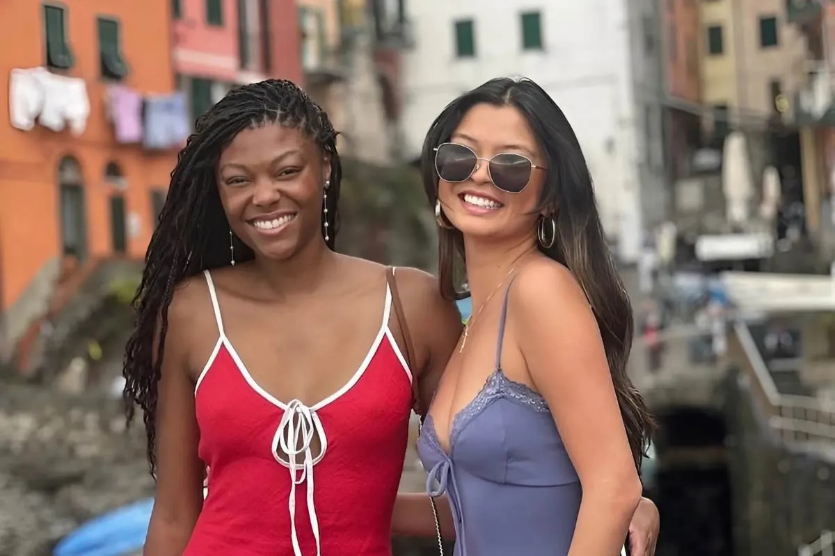 Serena Chew & Chelsea Vaughn Share Their Travel Adventures Through Italy tram