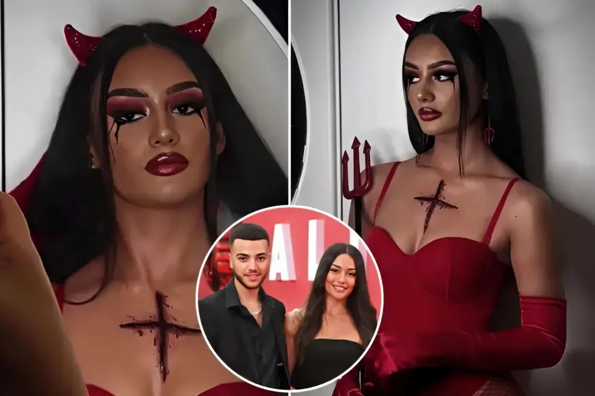 Junior Andre’s stunning reality star girlfriend looks incredible as she strips down to racy Halloween ngocc