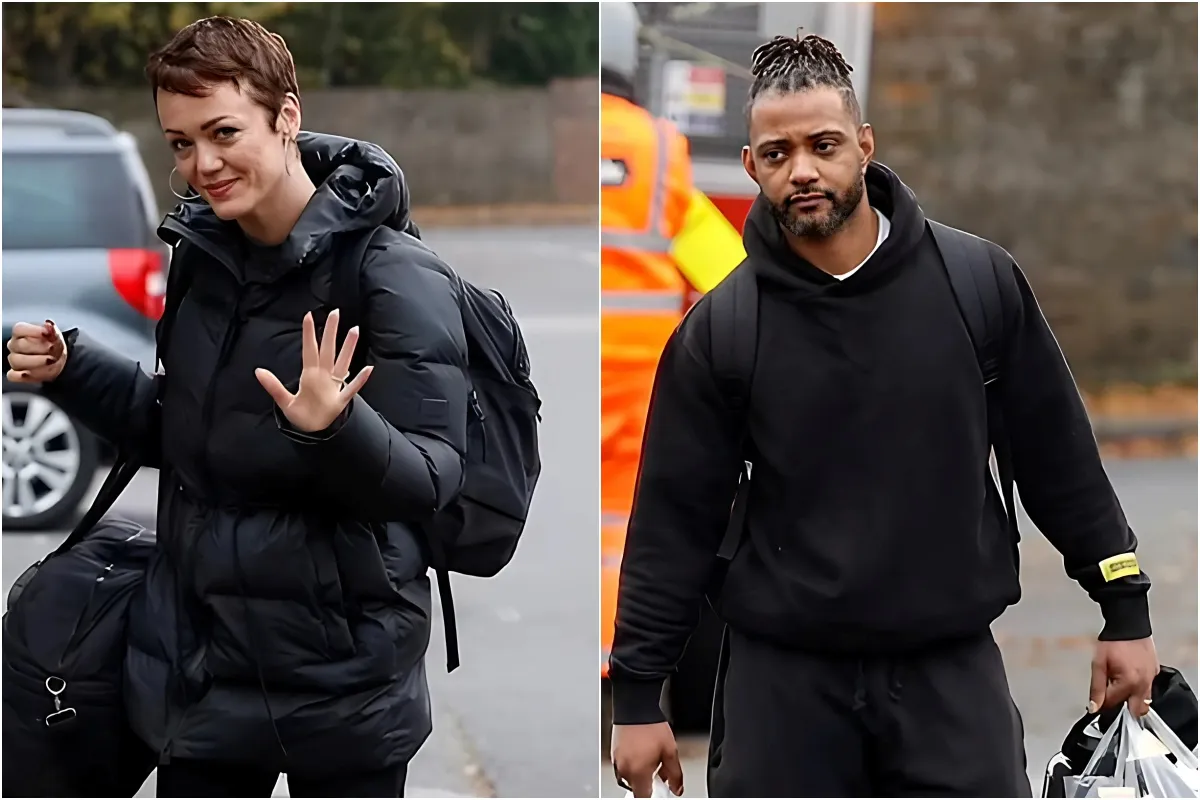 JB Gill and new Strictly partner Lauren Oakley head to rehearsals after their song and dance choice for Icons Week was revealed liennhi