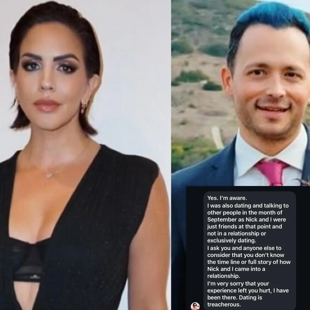 Katie Maloney’s DMs are Leaked as She Responds to Claims of Boyfriend Nick Martin Cheating on Her, Plus He’s Accused of Being a “Narcissist” and “Manipulator”