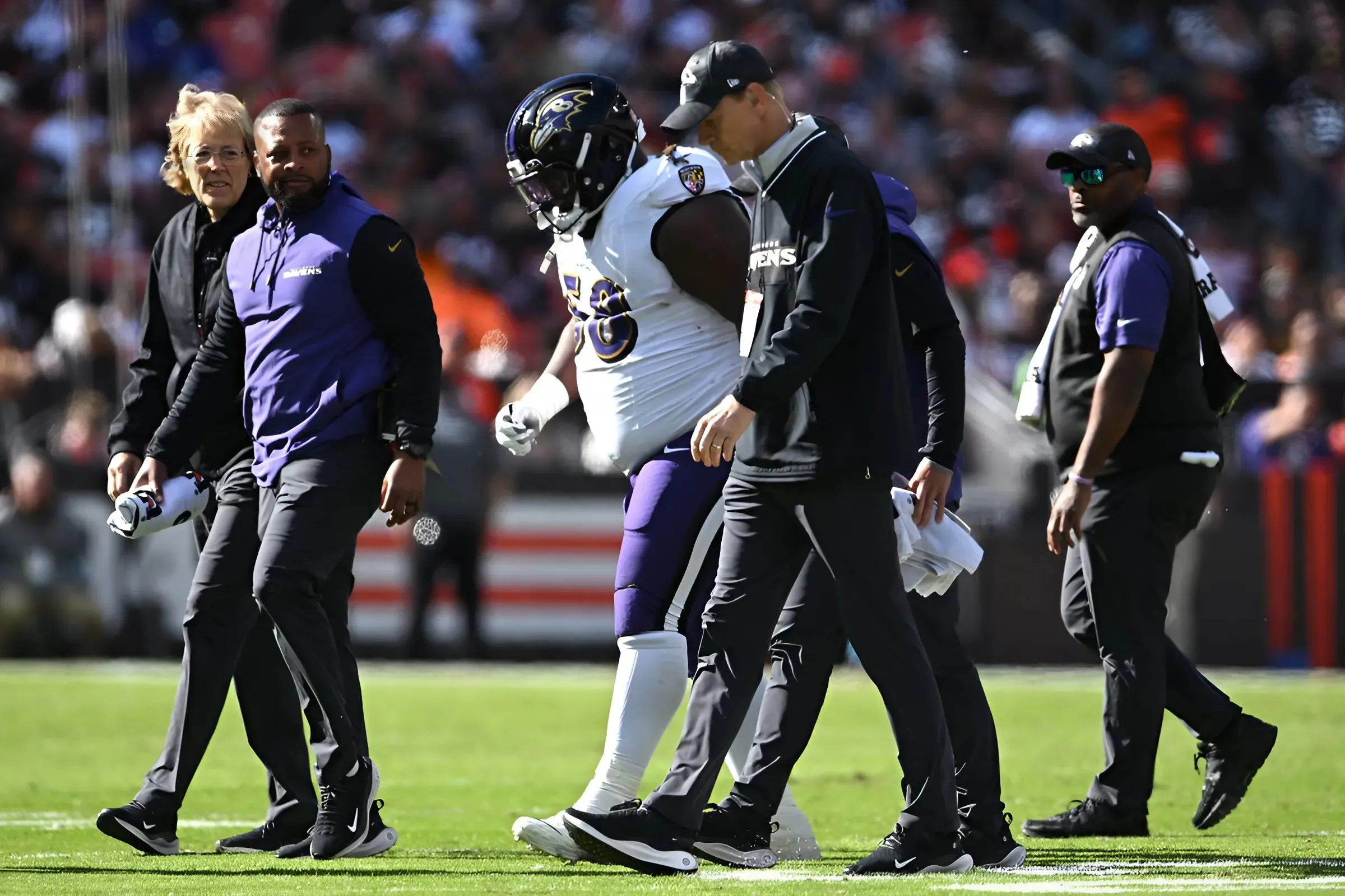 Ravens defensive tackle placed on injured reserve; Diontae Johnson added to 53-man roster