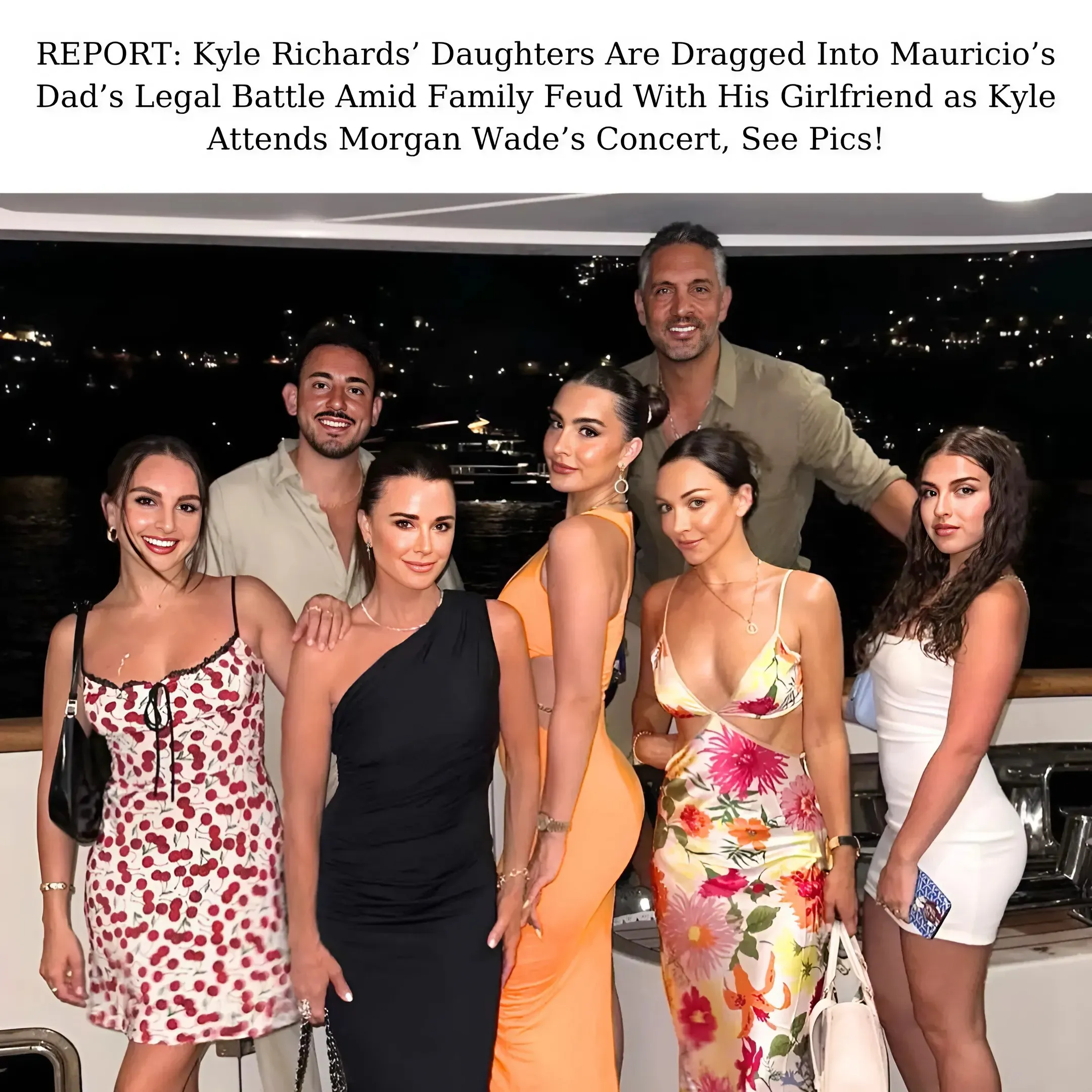 REPORT: Kyle Richards’ Daughters Are Dragged Into Mauricio’s Dad’s Legal Battle Amid Family Feud With His Girlfriend as Kyle Attends Morgan Wade’s Concert, See Pics