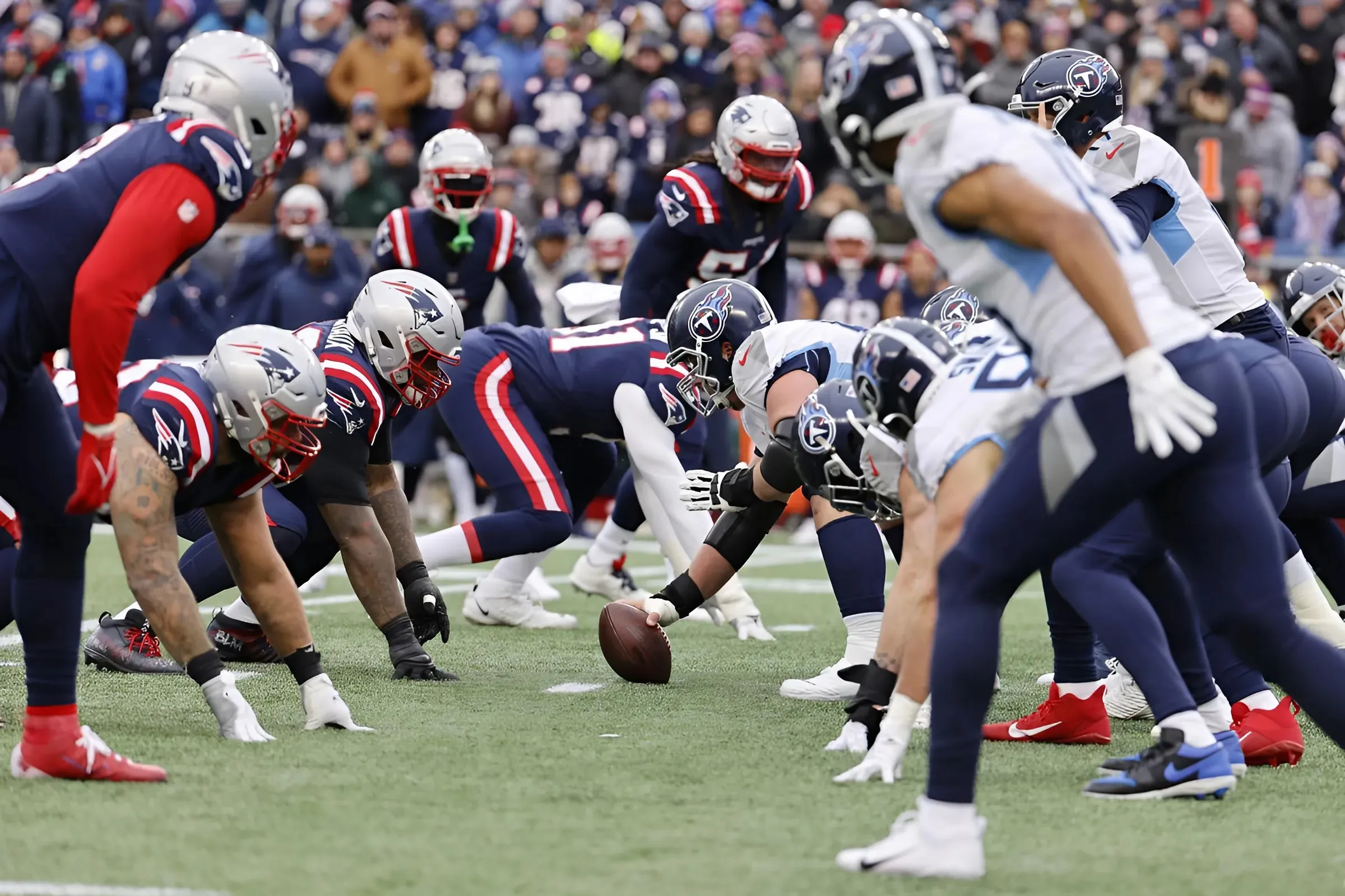 Titans stress patience in losing campaign, while Patriots upbeat after tight win