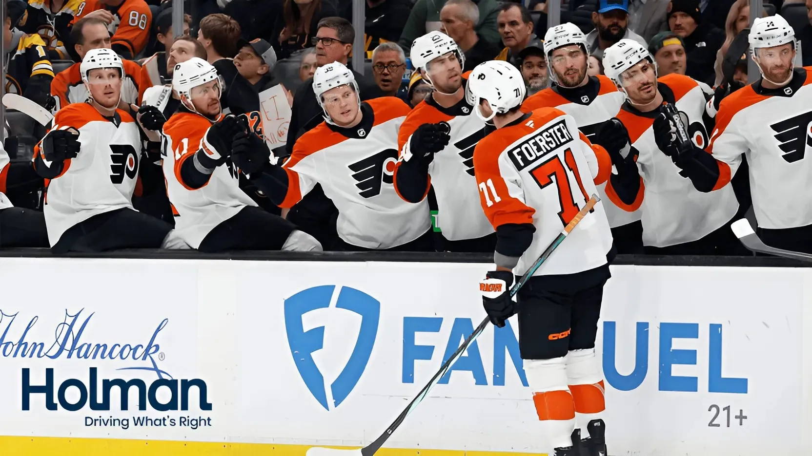 Flyers End Jinx in Boston with 2-0 Win