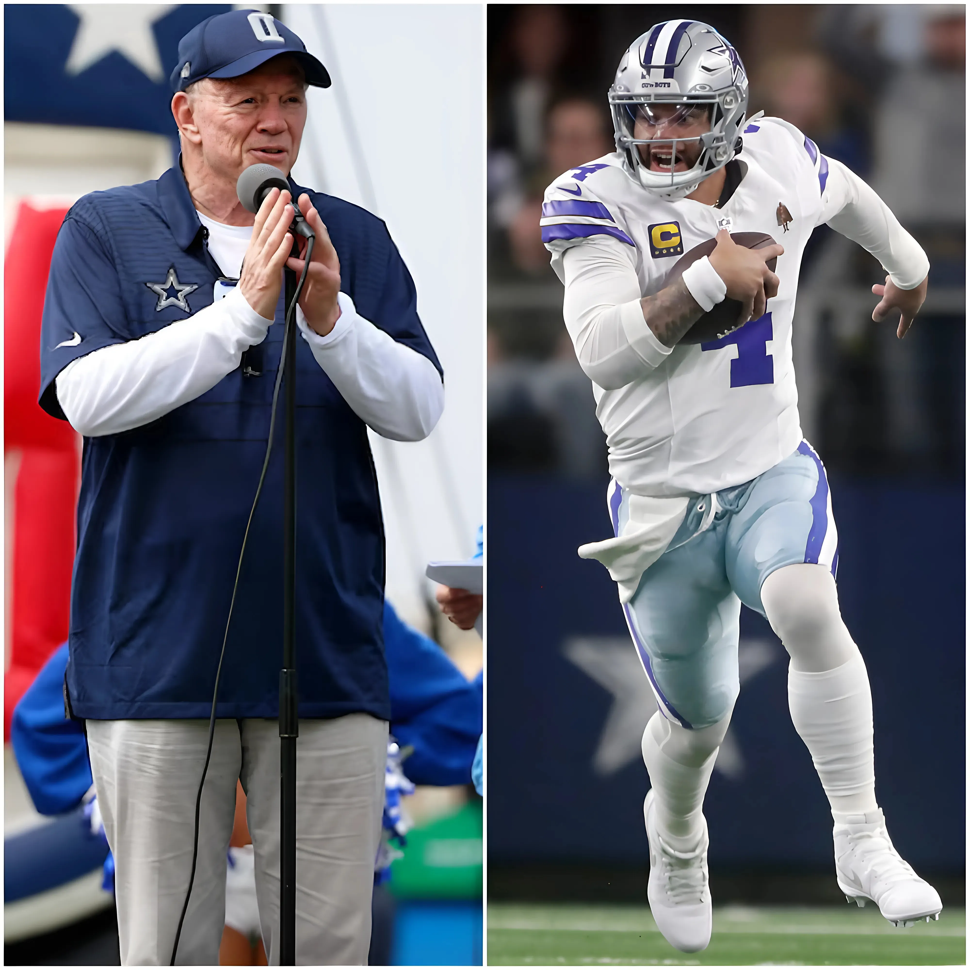 Jerry Jones not OK with idea of Dak Prescott running the ball more for Cowboys