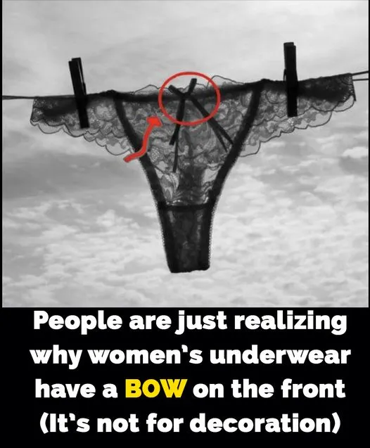 The Secret Reason Bows on Women’s Underwear Have Everyone Talking