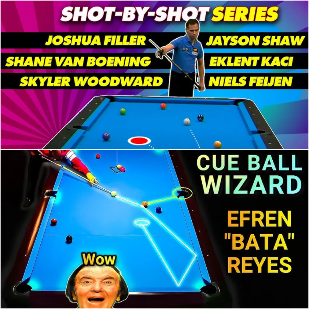 In each of the 10 run-outs examined, Efren demonstrates his mastery of position play by consistently leaving himself in prime position for his next shot