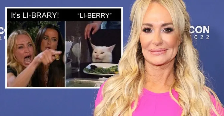 EXCLUSIVE: Housewives star Taylor Armstrong FINALLY learns the origin of THAT cat meme ... and reveals she became friends with the cat after it went viral