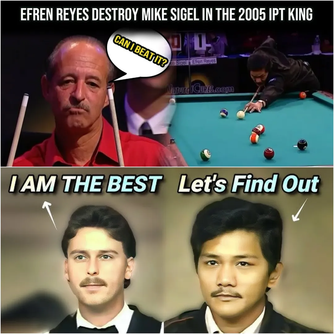 20 Years Ago: Efren Reyes' Best Match, Efren Reyes Beats Mike Sigel, in the First Set of the 2005 IPT King