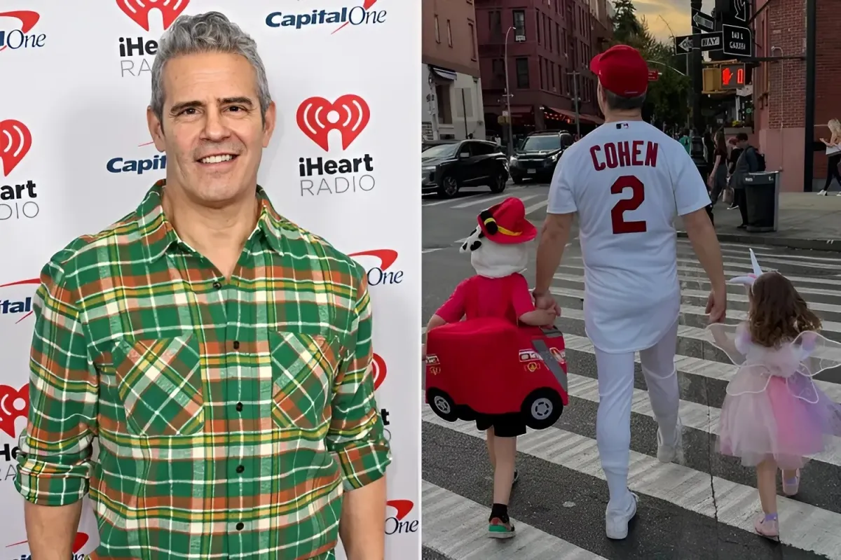 Andy Cohen Celebrates Halloween with Son Ben, 5, and Daughter Lucy, 2, as They Trick-or-Treat in N.Y.C. ngocc