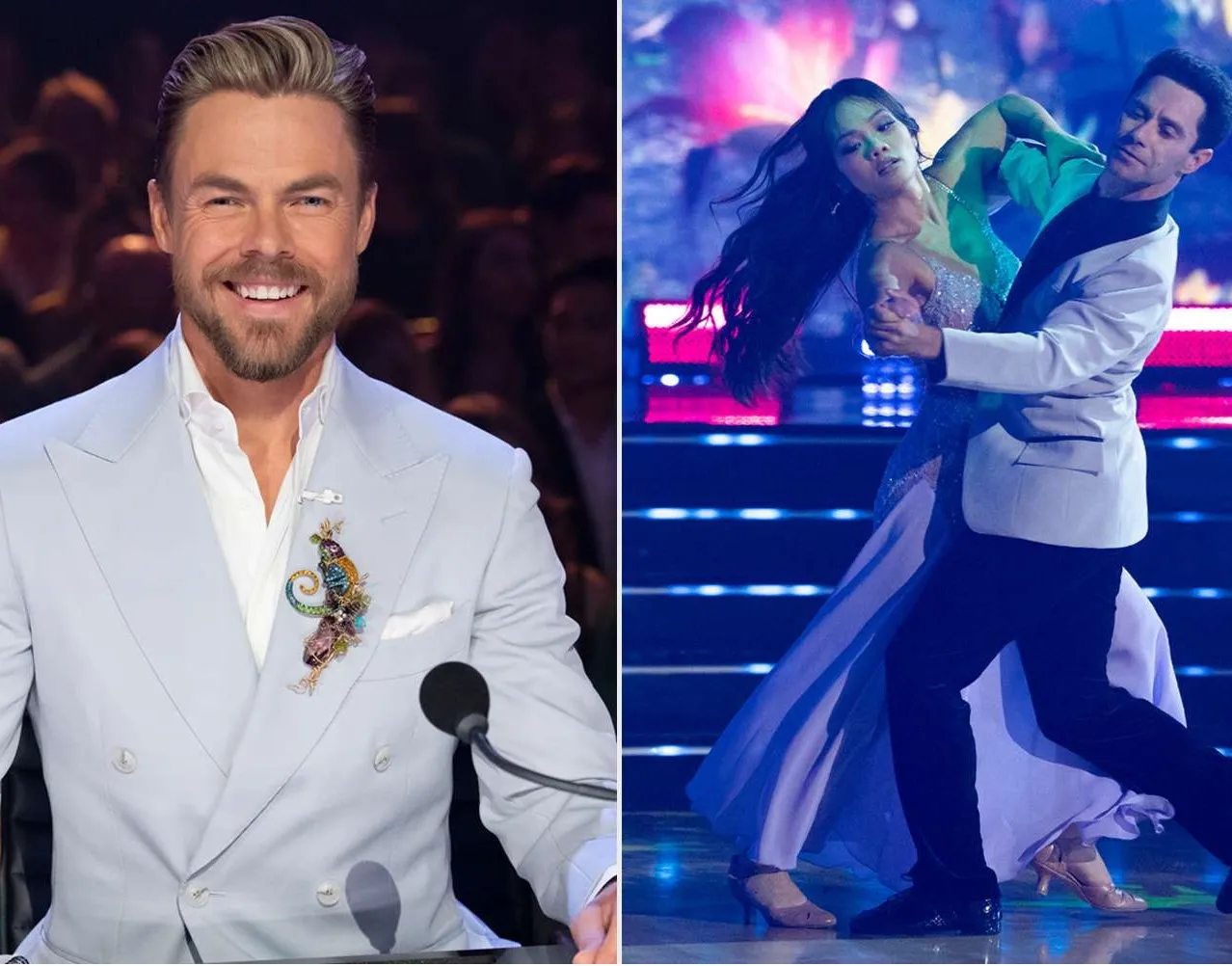 Derek Hough Says He's 'Happy for' Jenn Tran and Sasha Farber After She Teases Their 'Private Rehearsals' Post-DWTS Elimination