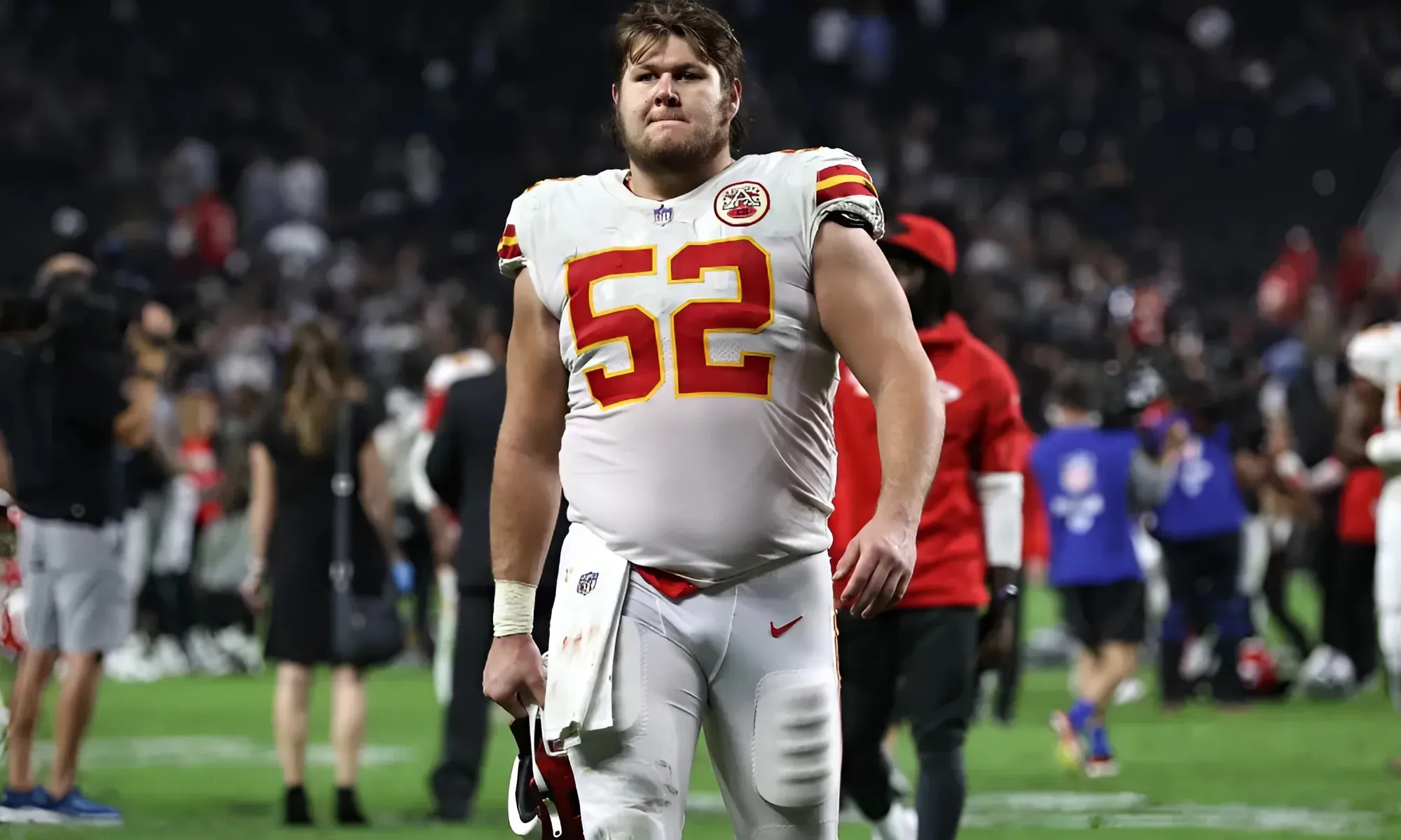 Chiefs' Creed Humphrey drops 'physical' lineman endorsement before Buccaneers clash