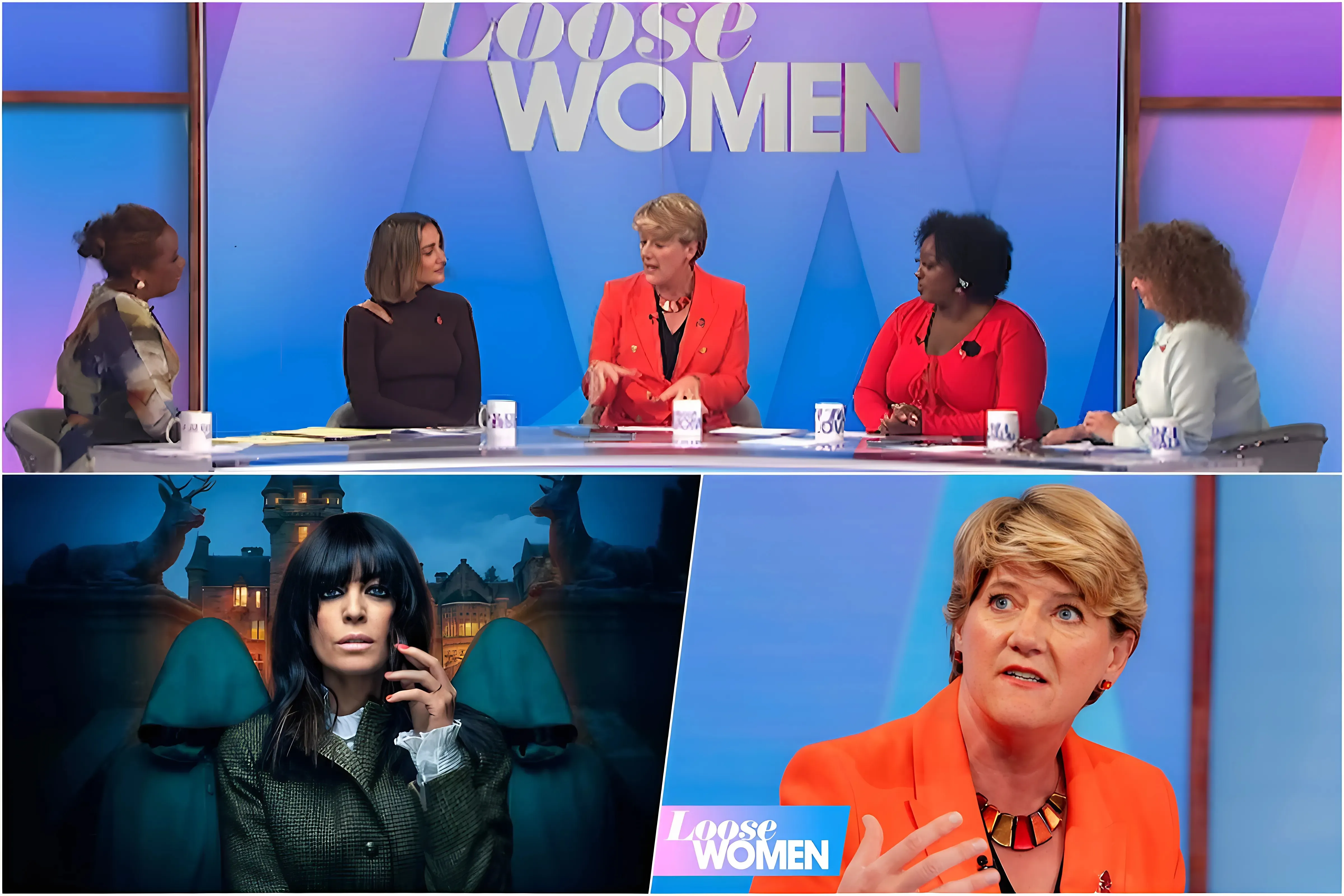 Clare Balding's three-word response as she talks Celebrity Traitors on Loose Women trucc