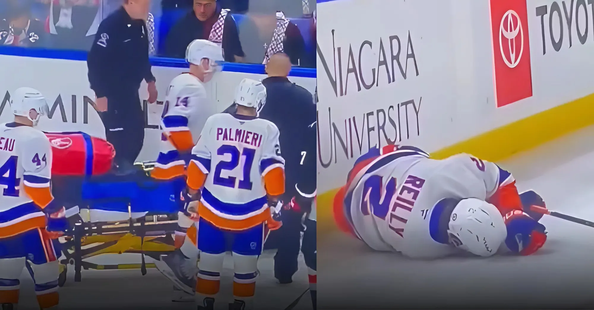 Motionless: New York Islanders Defenseman Mike Reilly Severely Injured After Head Slams on the Ice