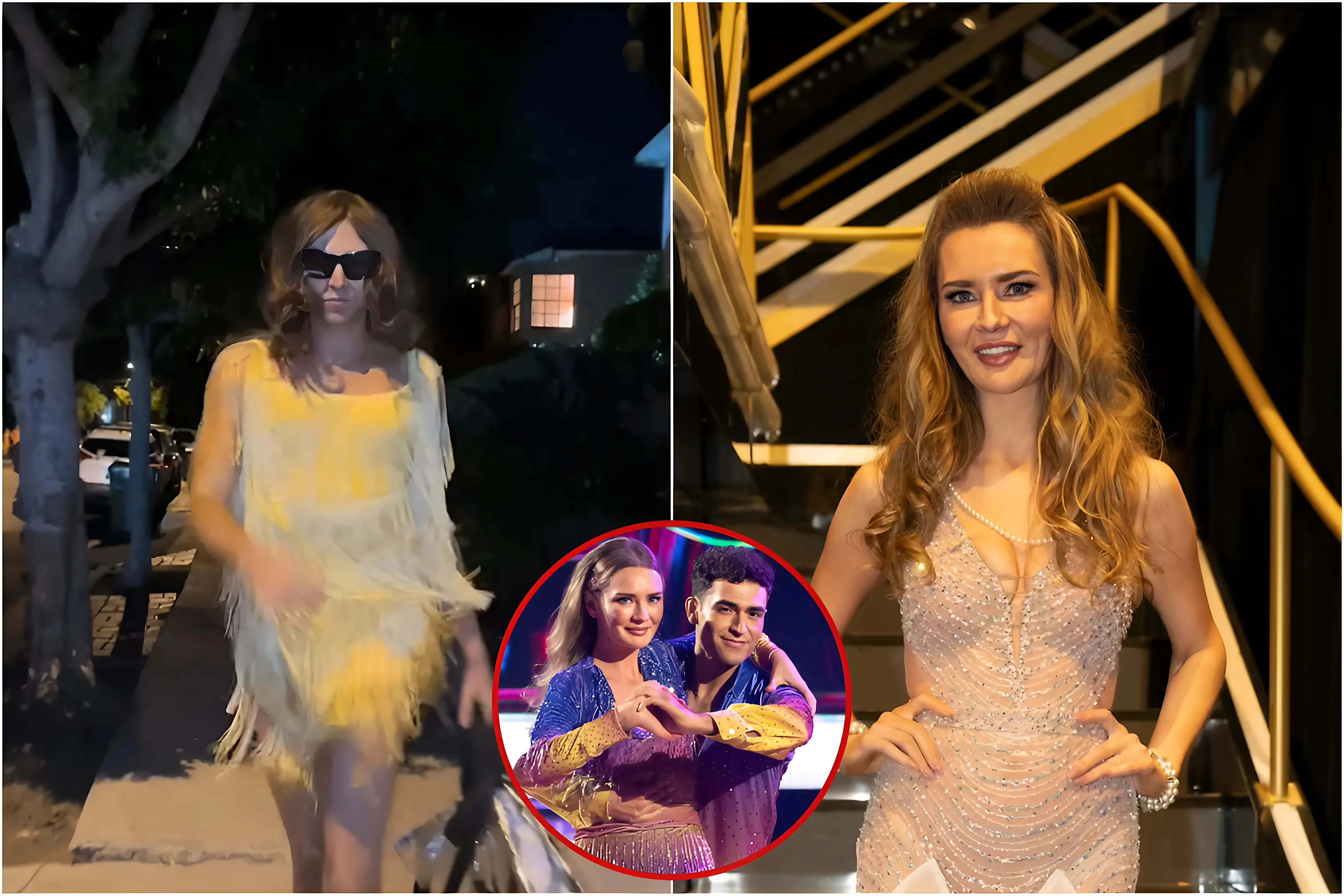 Dancing With the Stars' Ezra Sosa Stuns as Partner Anna Delvey for Halloween, Ankle Monitor Glam and All! trucc