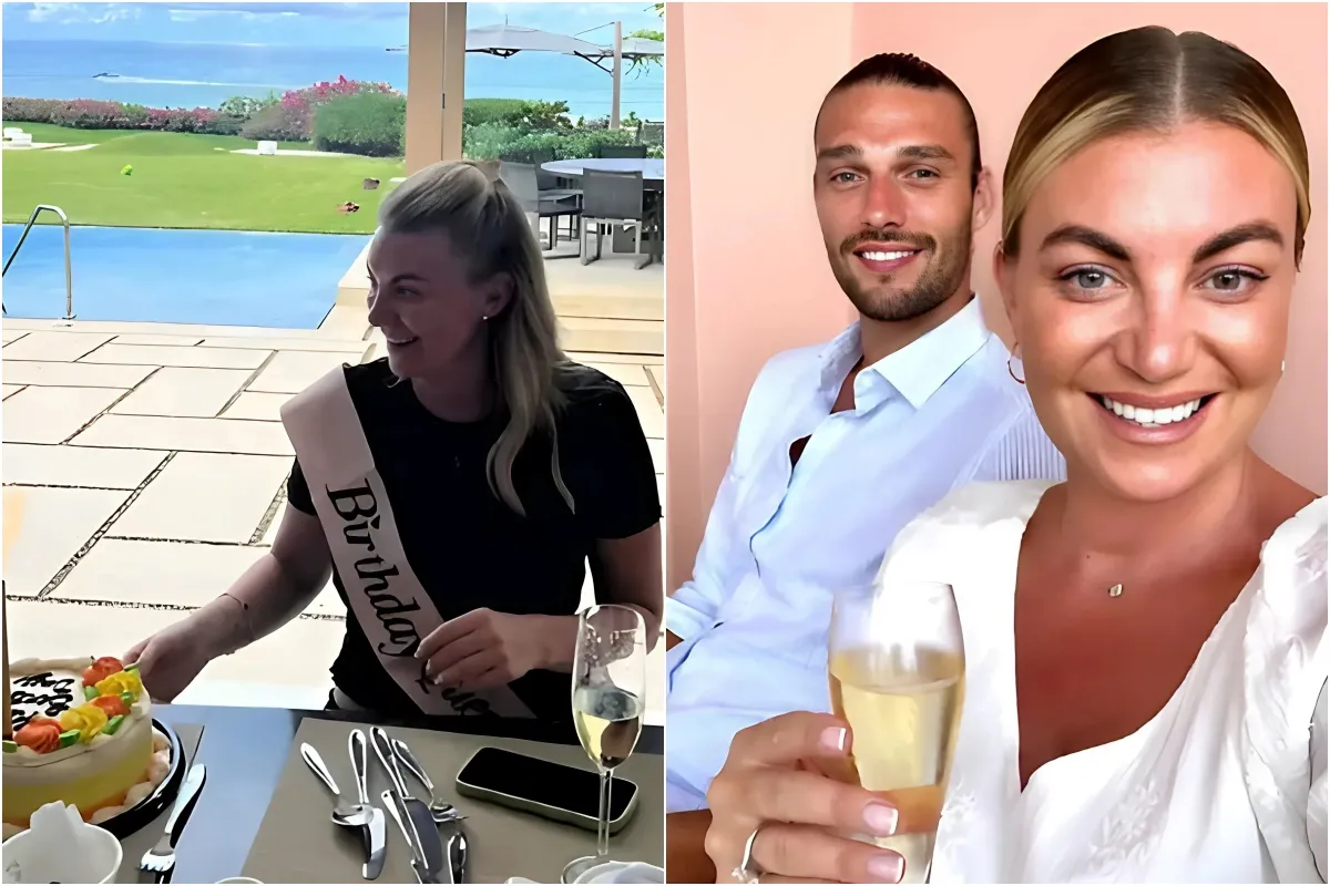 Billi Mucklow flaunts her gorgeous figure in a crop top and sarong as she celebrates her 37th birthday abroad - while brushing off ex Andy Carroll's new romance with Lou Teasdale liennhi