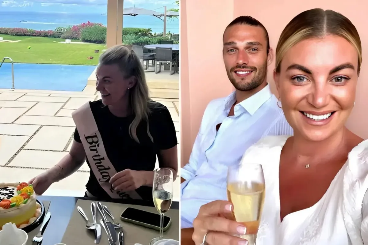 Billi Mucklow celebrates 37th birthday on holiday following split from husband Andy Carroll ngocc