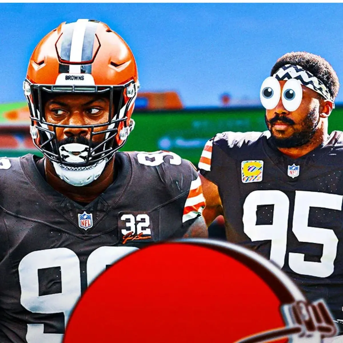 Browns' Myles Garrett reacts to Za'Darius Smith trade rumors