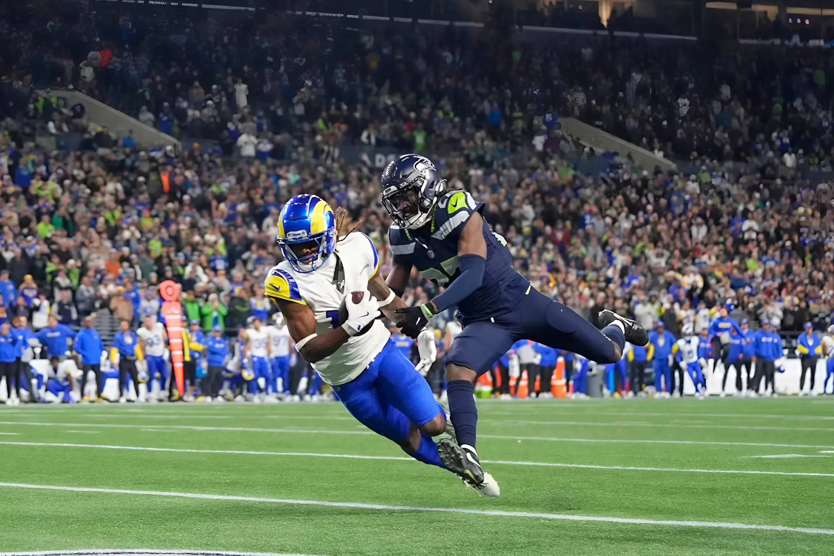 Demarcus Robinson's one-handed catch in OT gives Rams 26-20 win over Seahawks