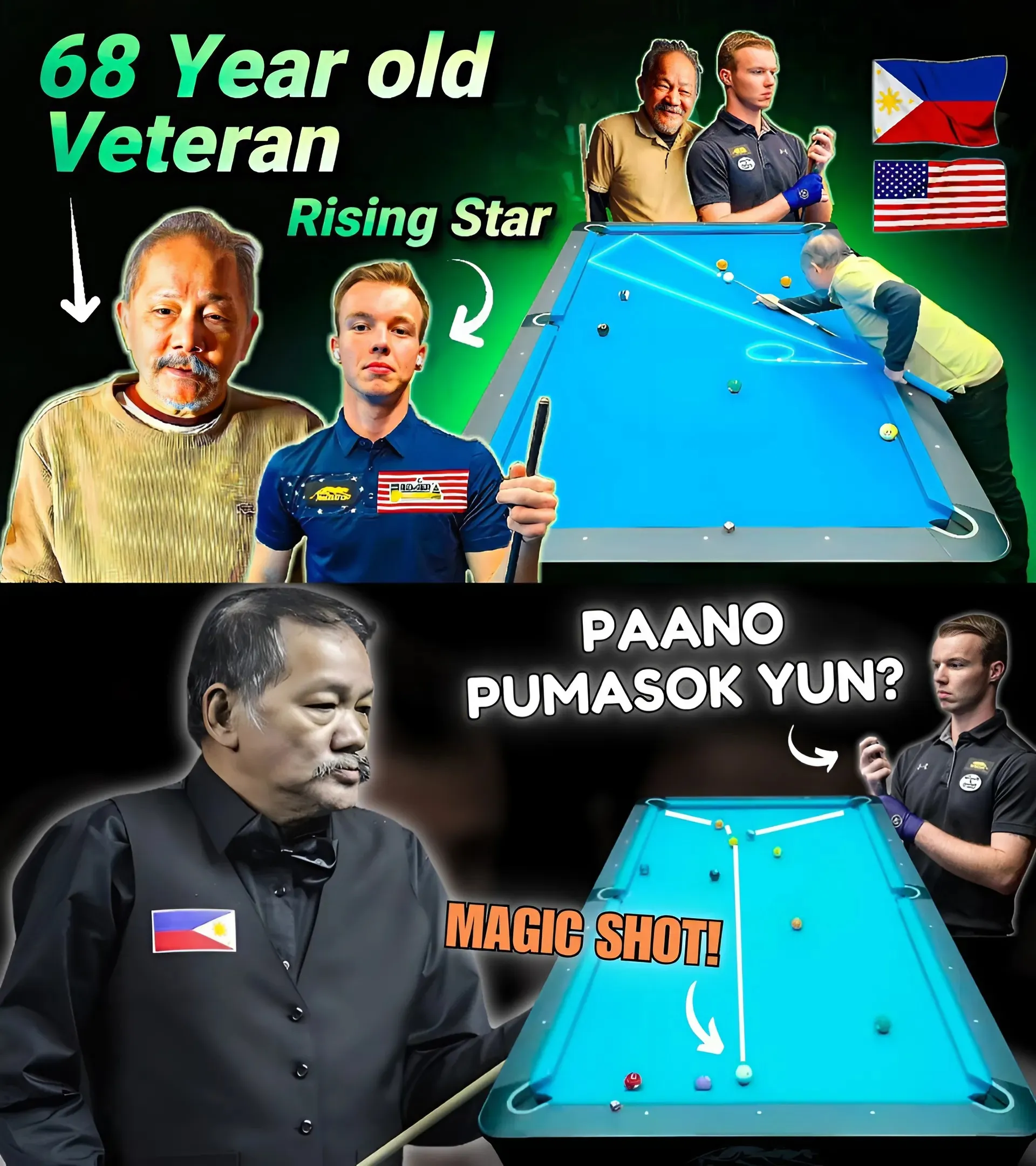 HE'S GOING TO THE PHILIPPINES for the MONEY GAME! CHALLENGE EFREN REYES in AMERICA! CAN HE?