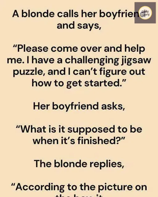 A Blonde Calls Her Boyfriend And Says