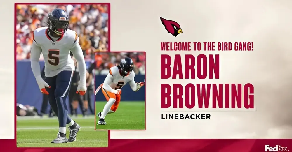 Cardinals trade for pass rusher Baron Browning, deal pick to Broncos