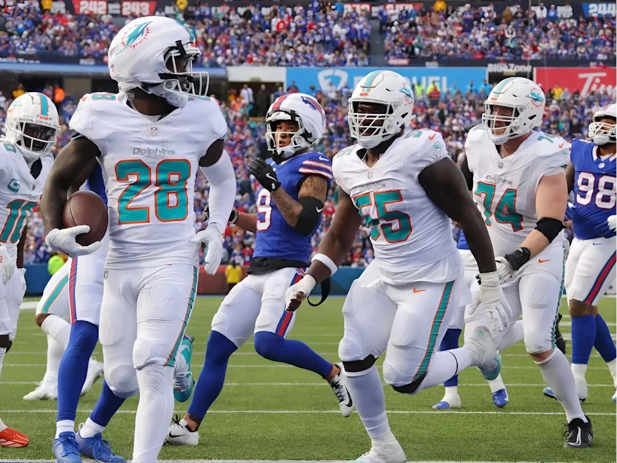 Dolphins offensive line offers hope for the future despite tough loss to Bills