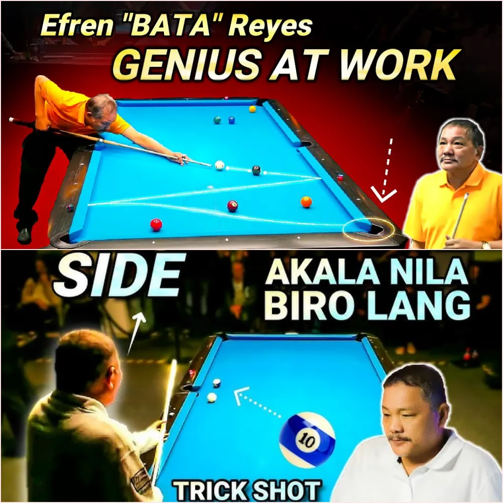 "Efren 'Bata' Reyes Drops Germany: The 10-Ball Race to 7 That Shocked the World"