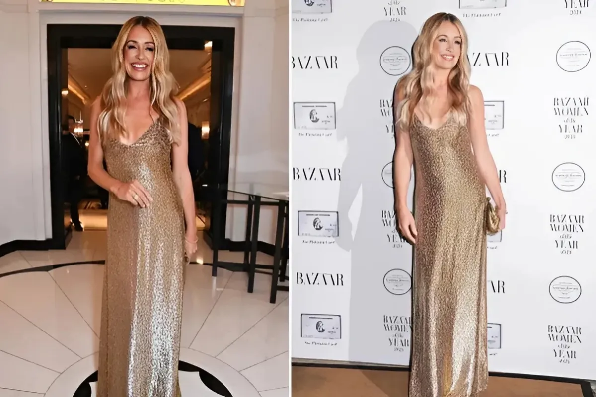 Cat Deeley looks incredible in plunging gold gown at the star-studded Women of the Year Awards ngocc