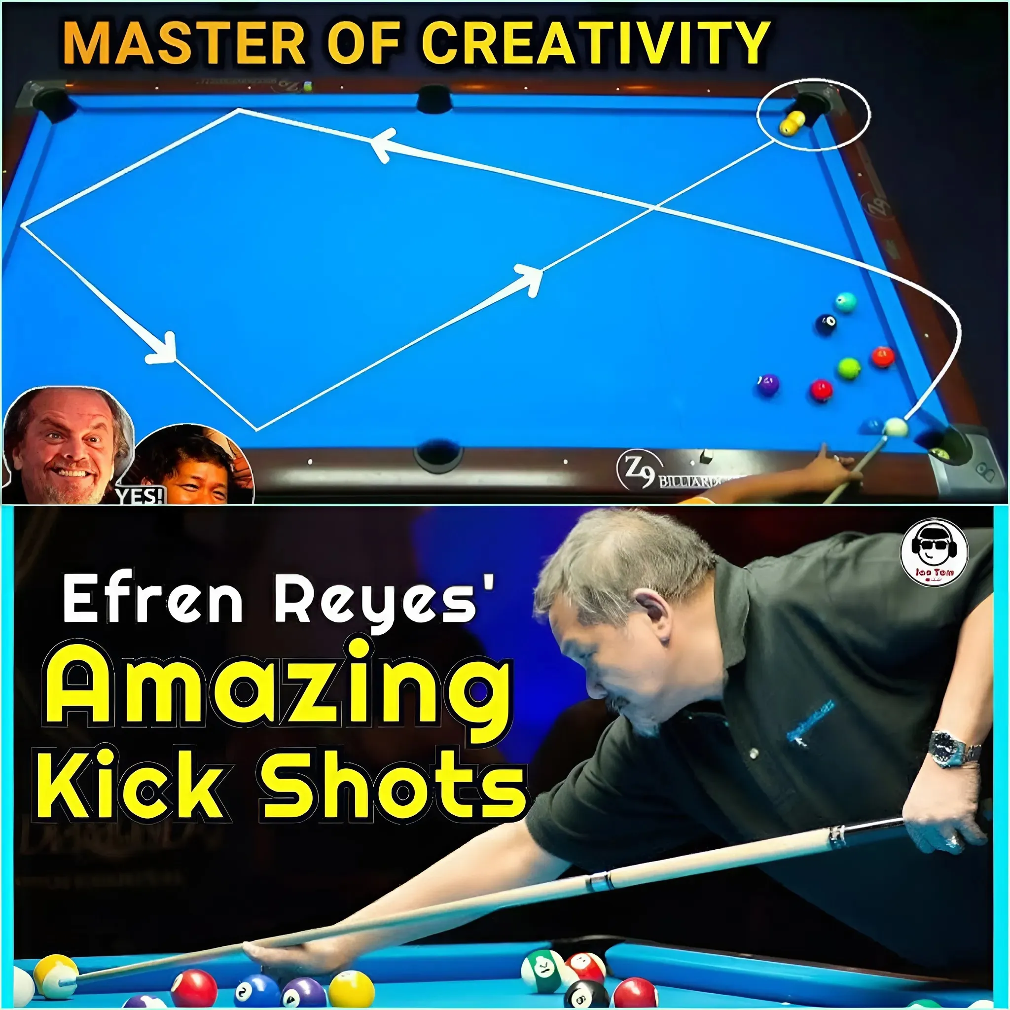 Unbelievable: Efren Reyes Charms the World With His Amazing Kick Shots