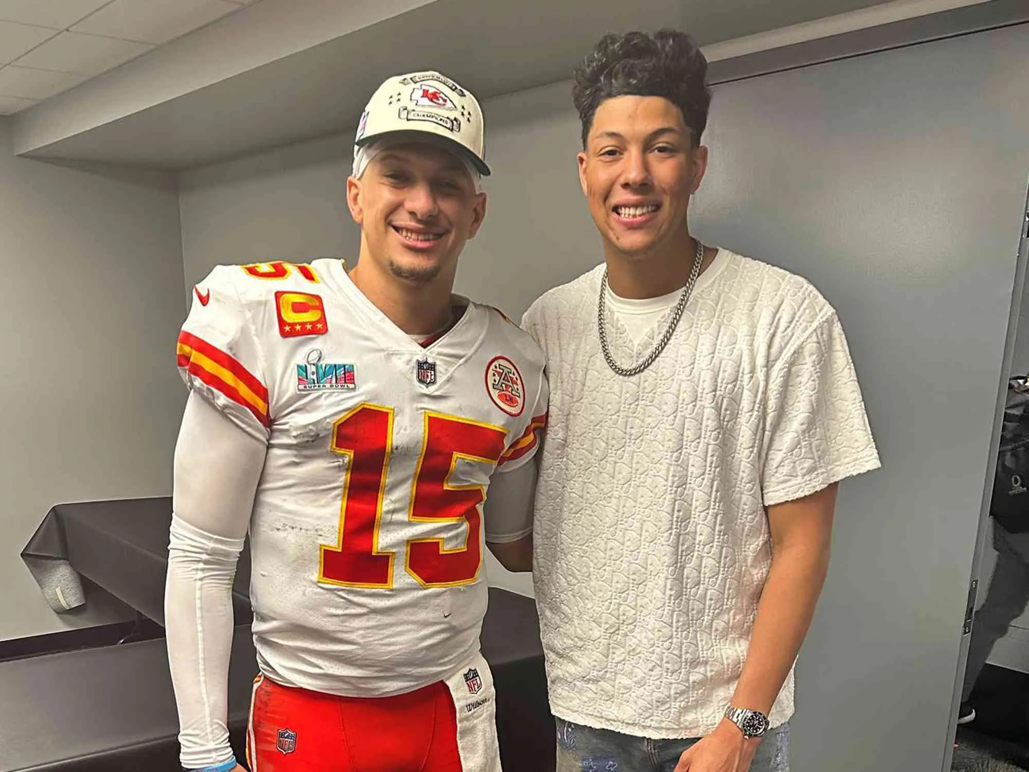 Jackson Mahomes Posts Four-Word Message to Patrick Mahomes After Chiefs' 8-0 Start