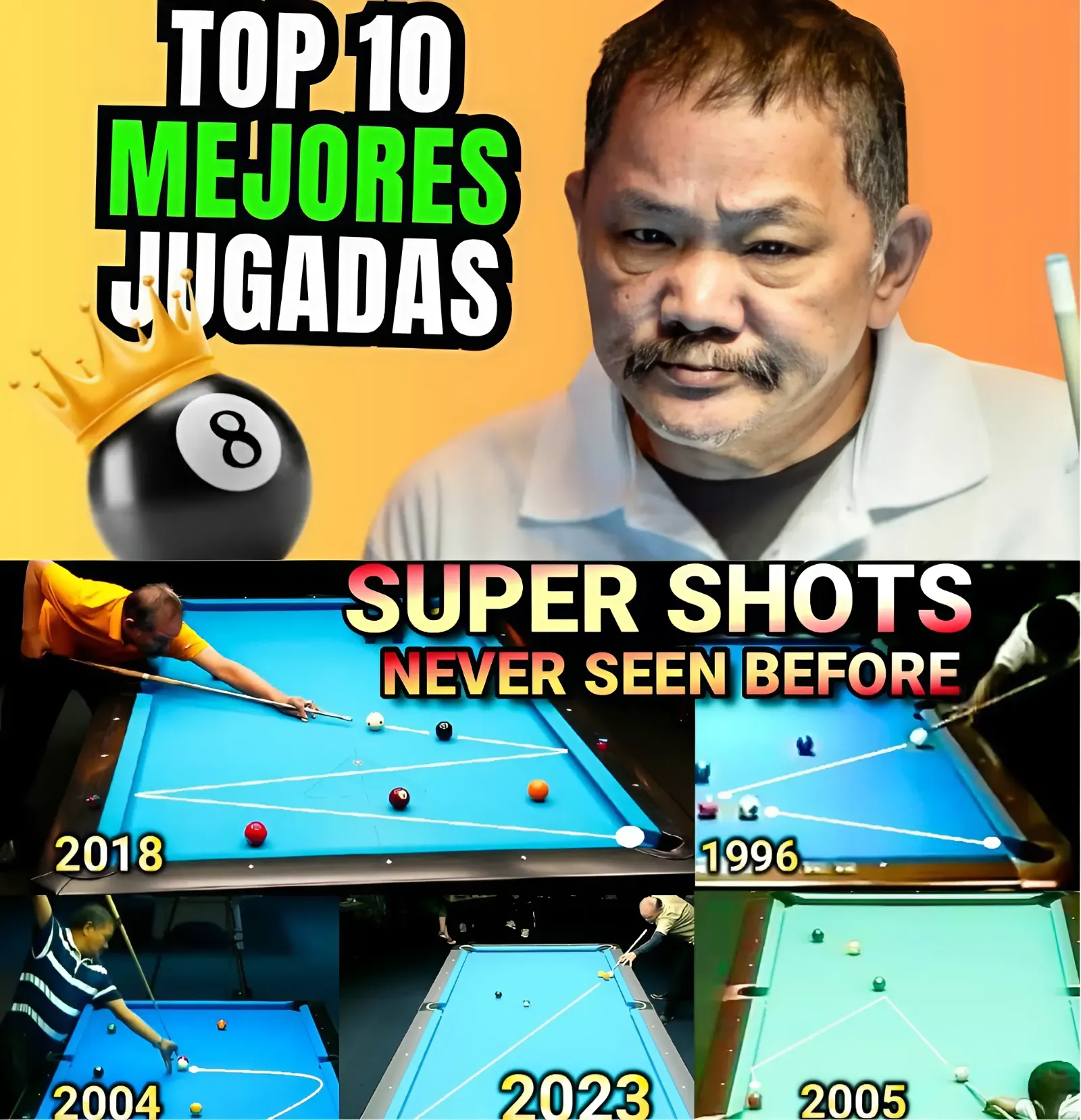 Efren Reyes: The Magic Shots That Rocked the Billiards World!