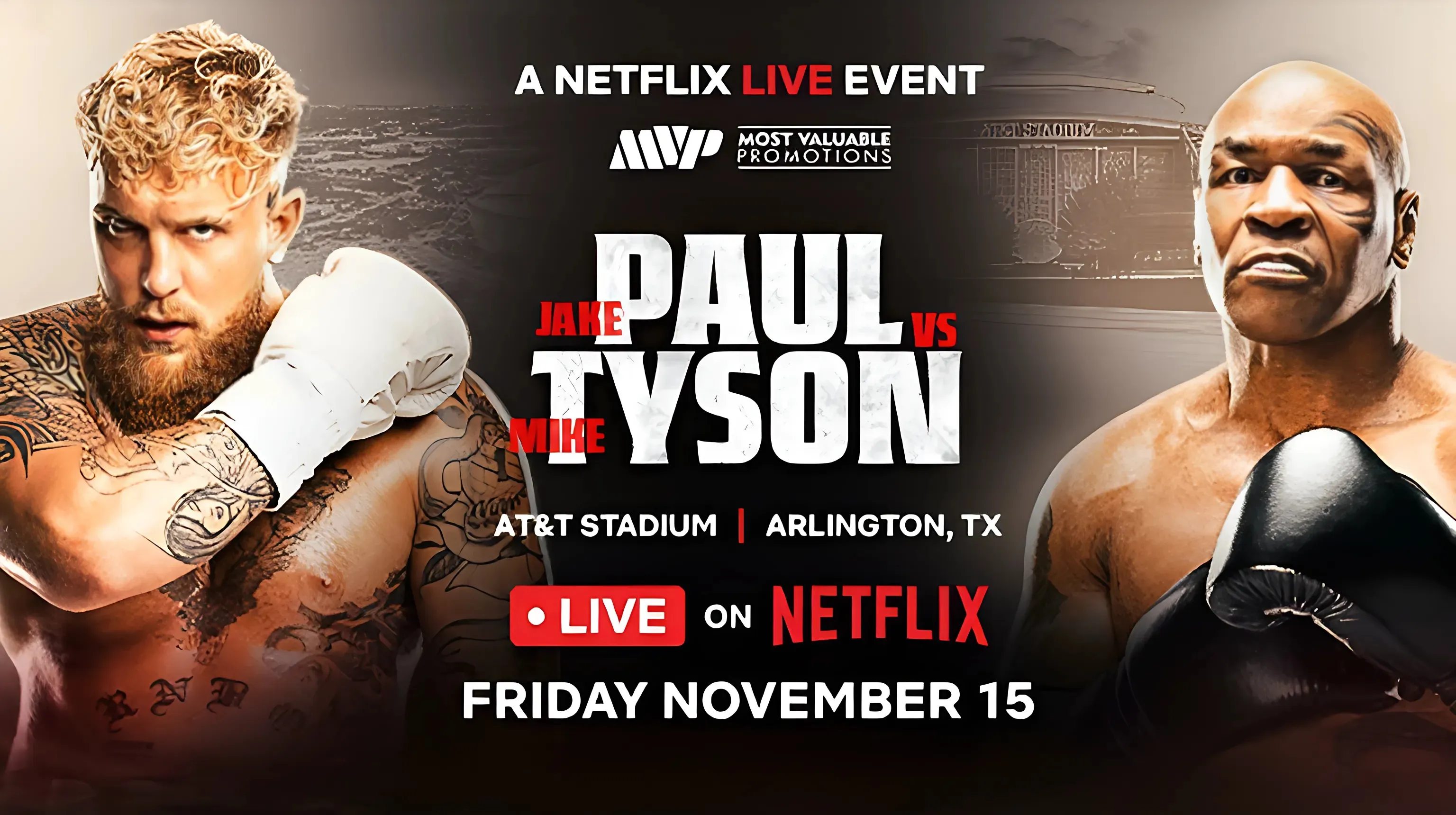 Mike Tyson vs. Jake Paul date, time: How to buy Netflix boxing event at AT&T Stadium trucc