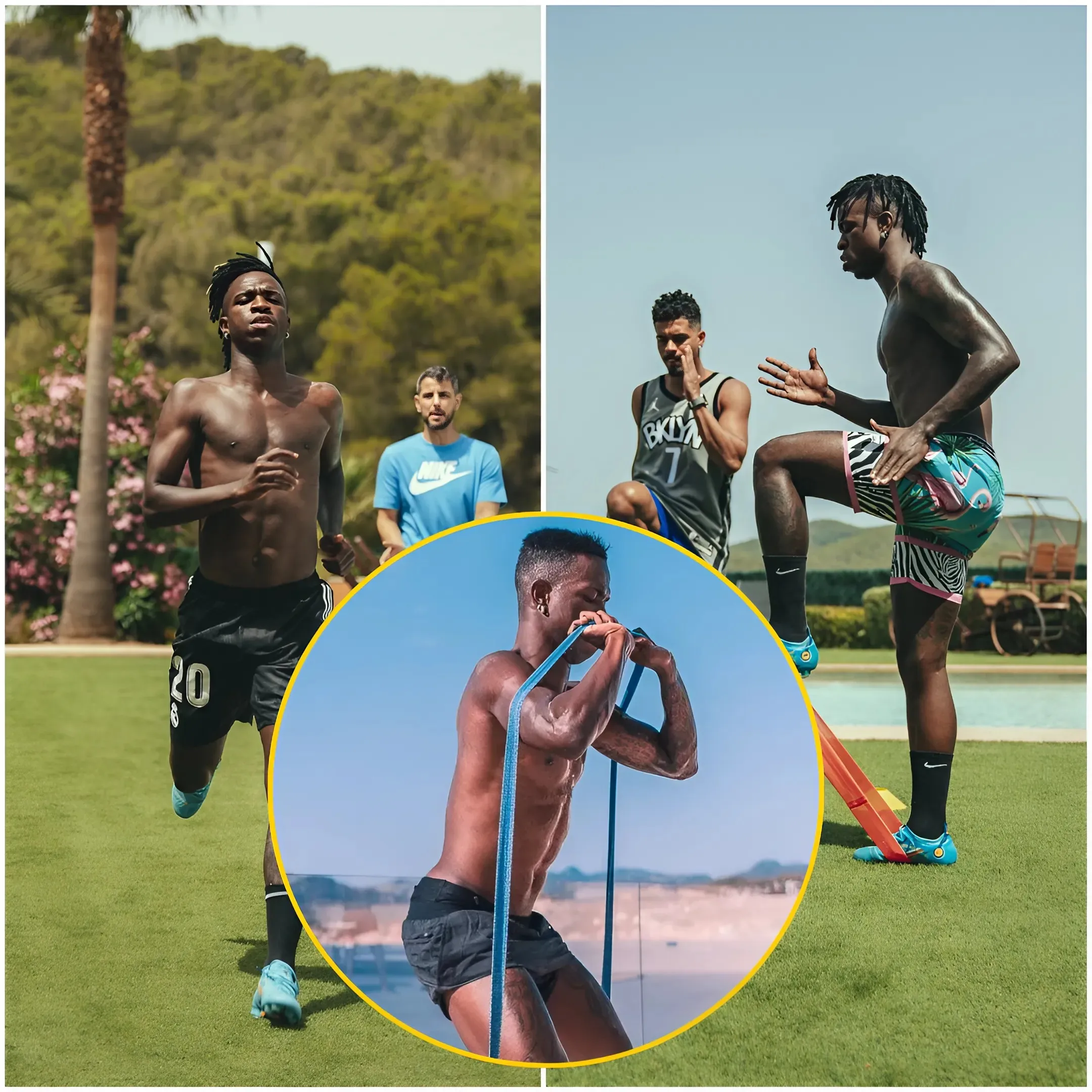 Un tributo a la grandeza: Vinicius Jr. imita la intensa rutina de entrenamiento de su ídolo Ronaldo y revela una transformación impresionante con un físico escultural.