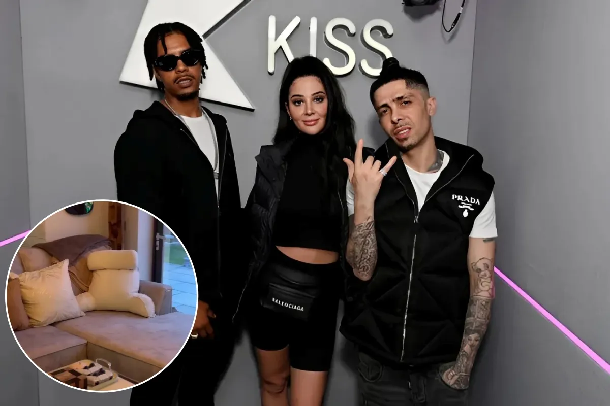 Watch as Tulisa reveals home makeover with new kitchen, living room and ‘Egypt wall’ ahead of I’m A Celeb ngocc