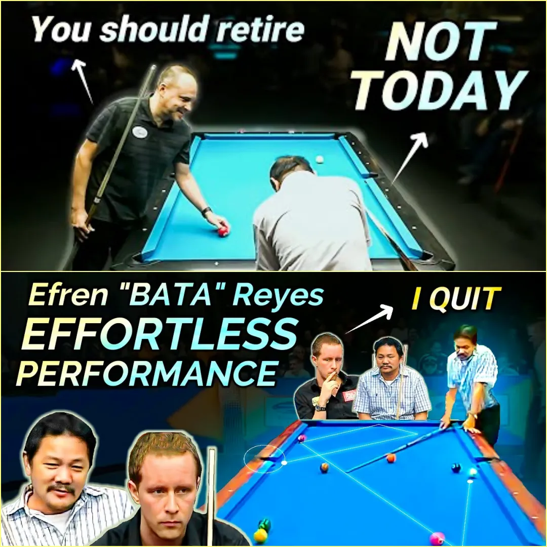 "The World Shocked: When Efren Reyes Almost Ended Your Billiards Career"