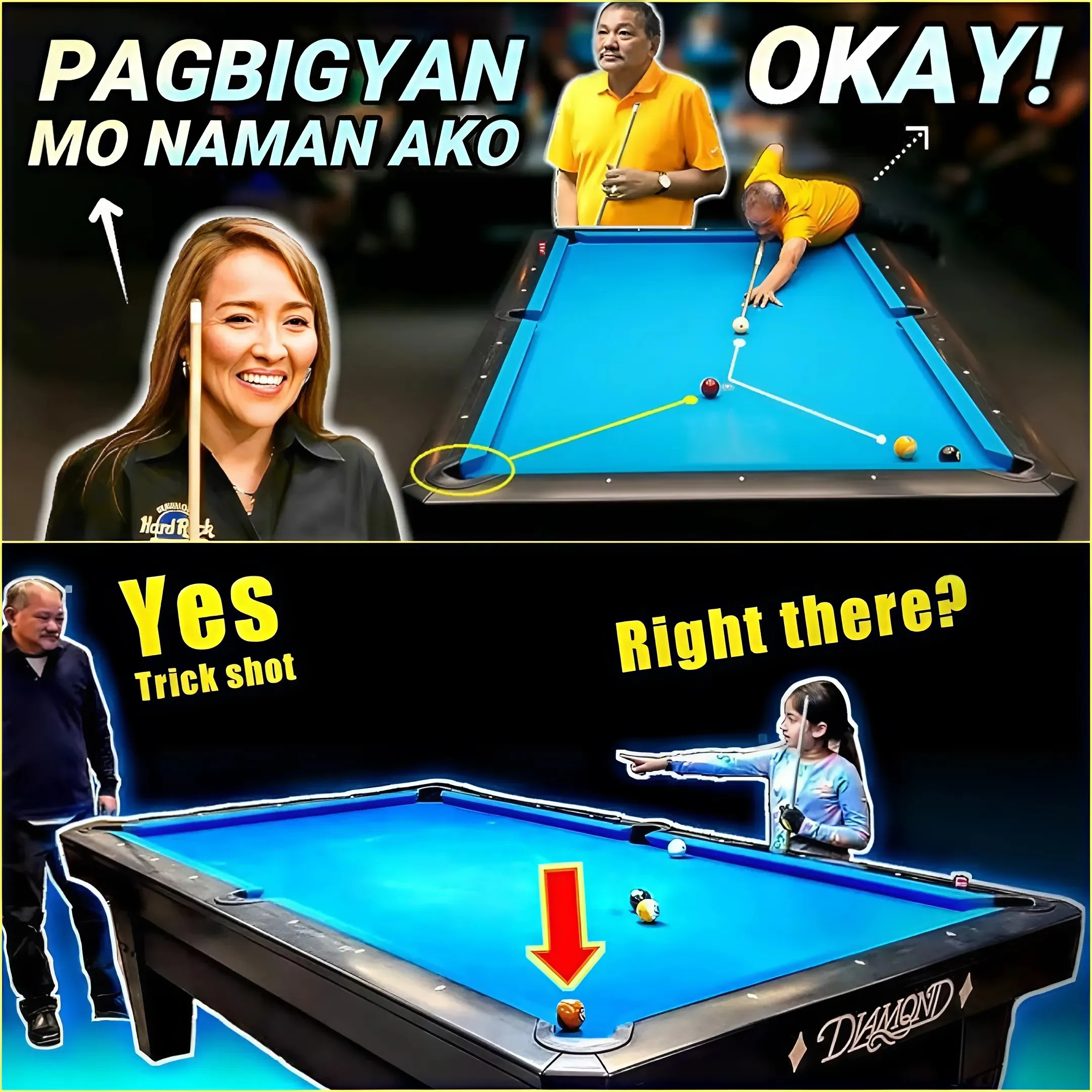 Efren Reyes' Shocking Showmanship: Almost Every Hit Is A Trick Shot!