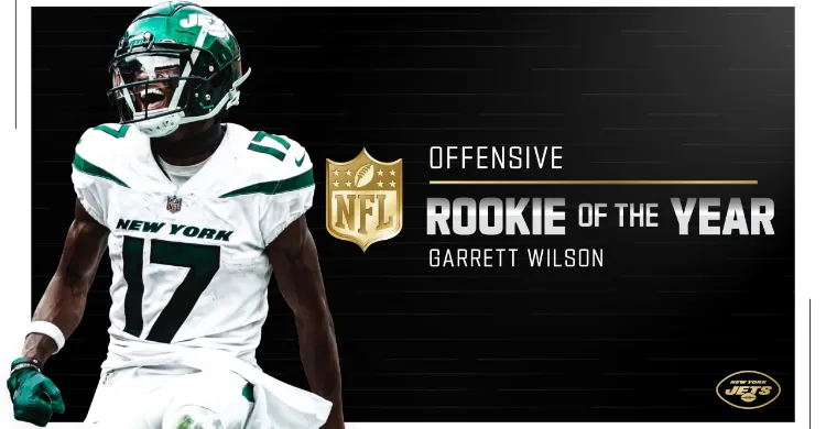 Jets Garrett Wilson Wins First-Time Award