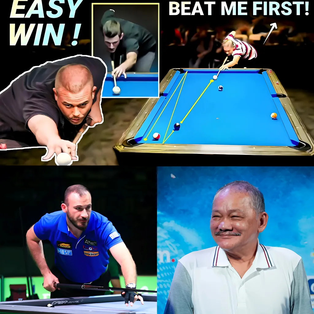 Young Players Think 64-Year-Old Efren Reyes Is An Easy Win: Ultimate Pool Match as Efren 'BATA' Reyes Takes On Two Young Americans!