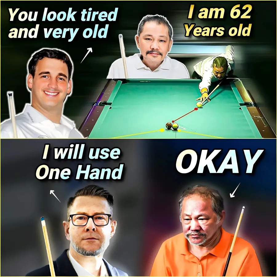 Efren Reyes: The Greatest Pool Player of All Time! In This Match, You Will Witness Efren 'The Magician' Reyes At 64 Years Old Still Performing At A High Level Even In His Golden Age. He Is Challenged By Local Players In Las Vegas, Nevada, USA.