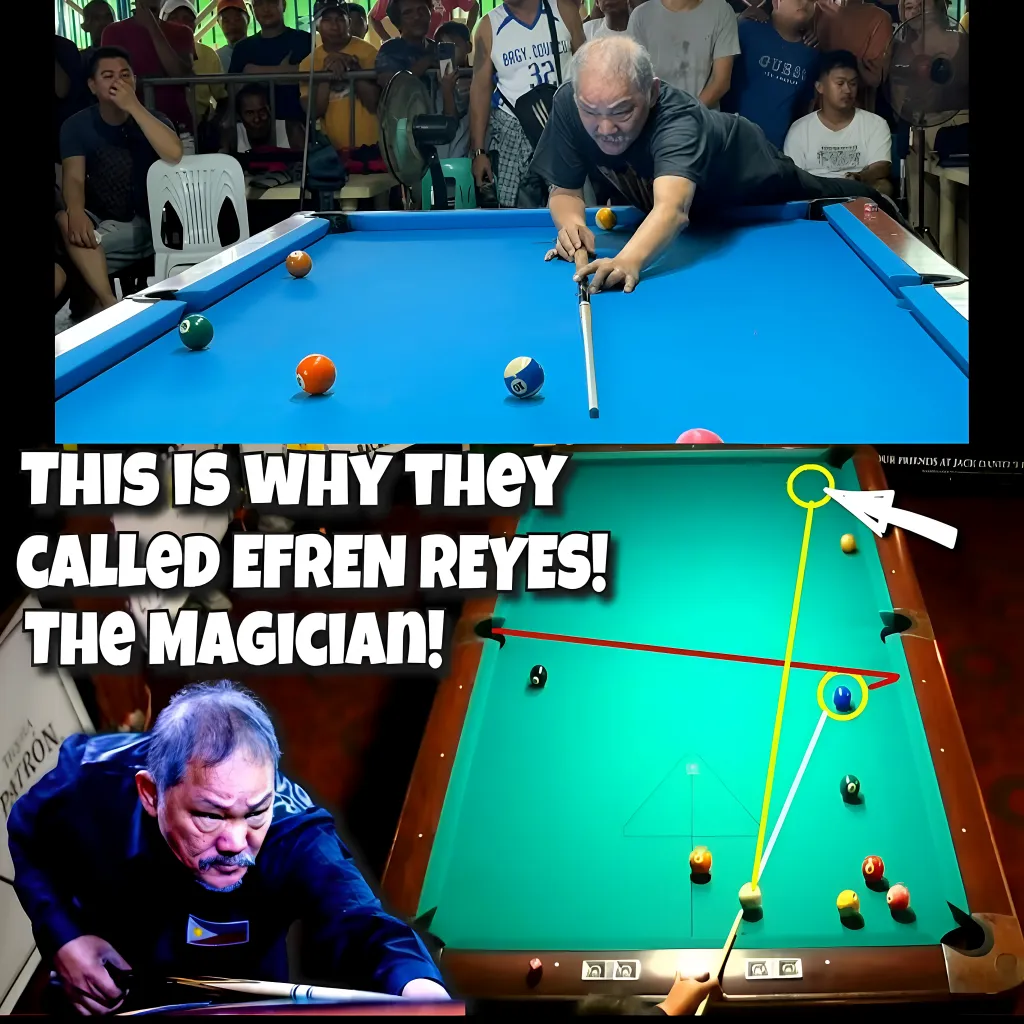 Efren Reyes Makes Magical Play in 2023 9-Ball Invitational: Top Shot Against Thomas Williams