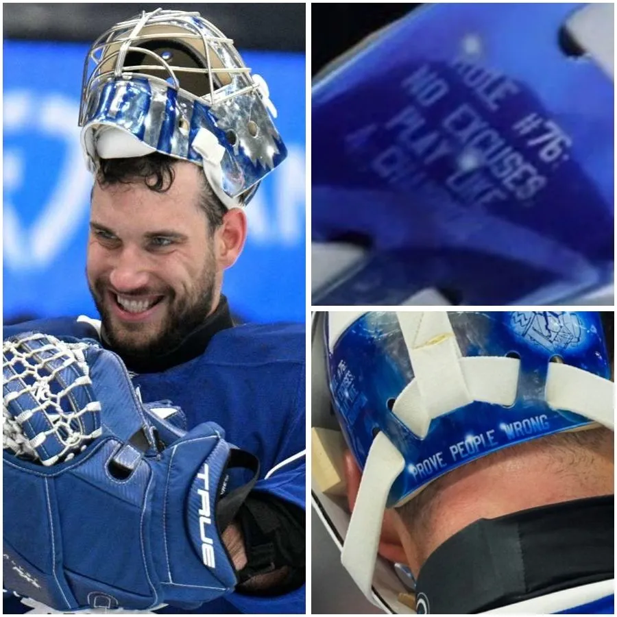 'There's Always Going To Be People Who Doubt You': Maple Leafs' Anthony Stolarz Reveals Reason Behind Messages On Mask