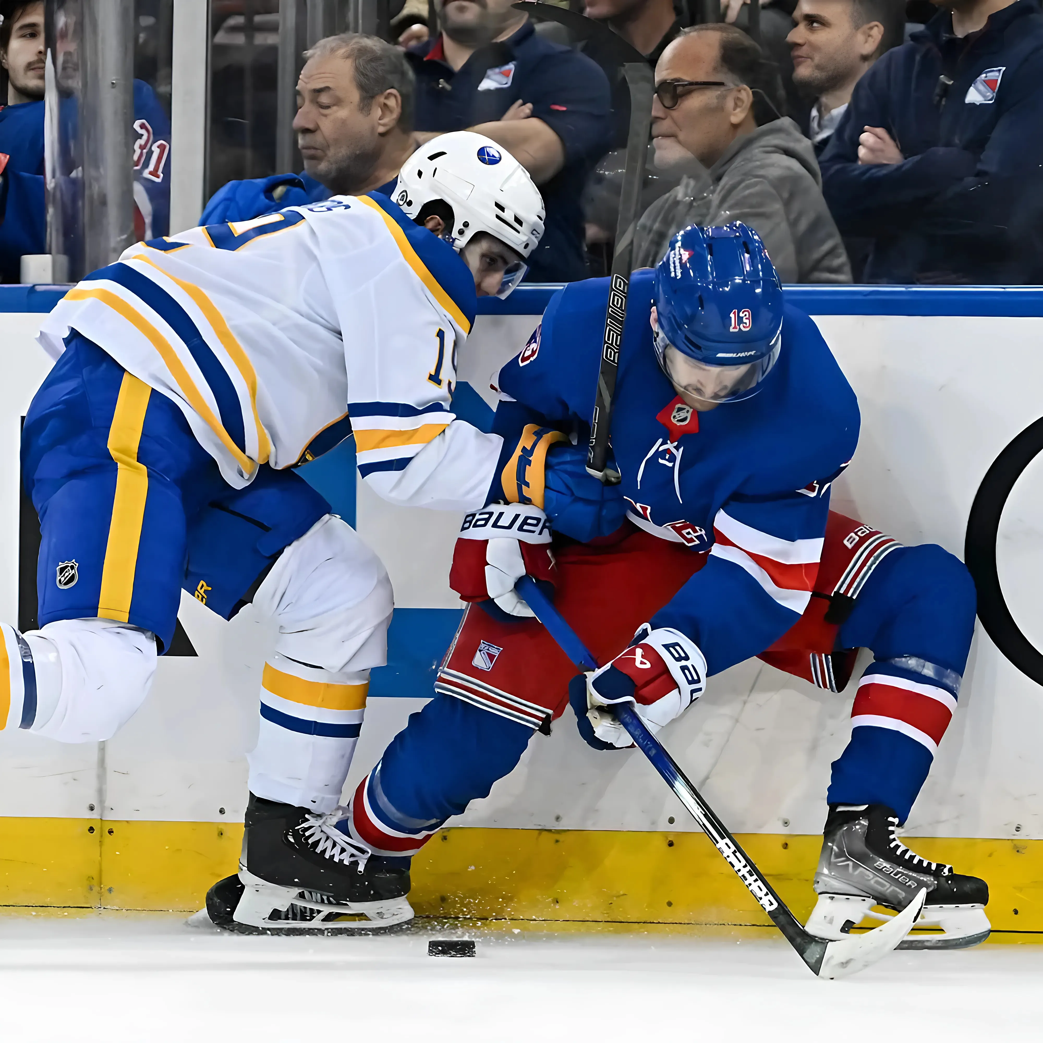 Rangers pull Igor Shesterkin during five-goal disaster against Sabres